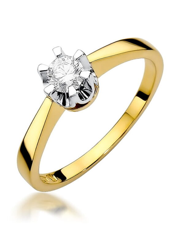 Pierścionek W408 Diament 0