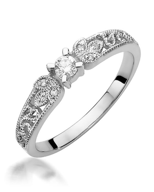Pierścionek W411 Diament 0