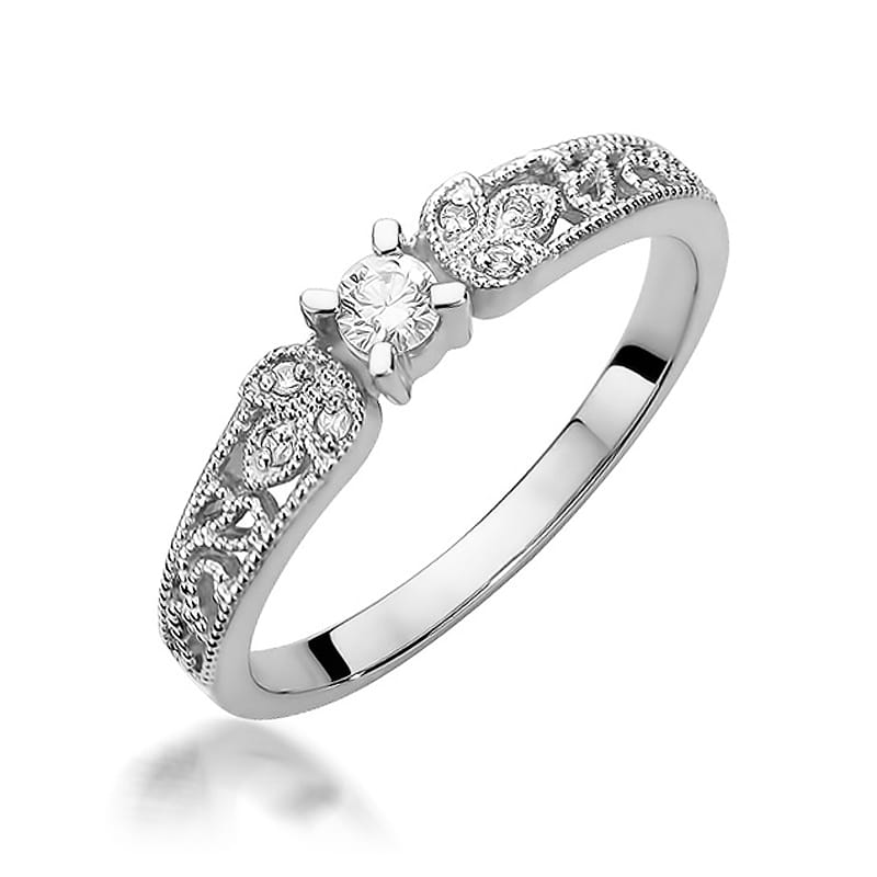 Pierścionek W411 Diament 0