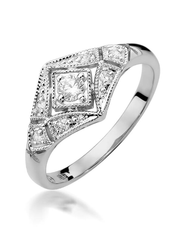 Pierścionek W412 Diament 0