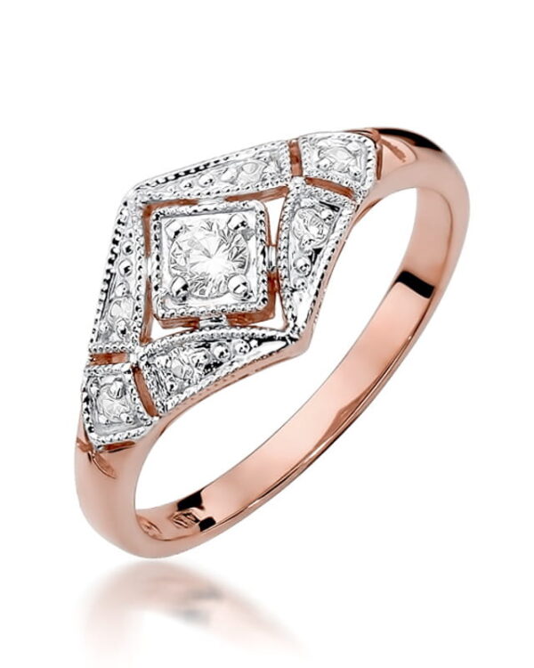Pierścionek W412 Diament 0
