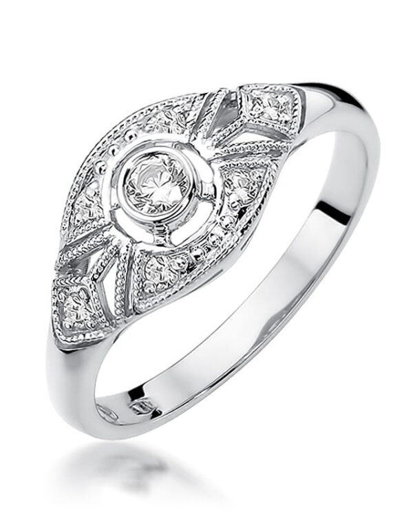 Pierścionek W413 Diament 0