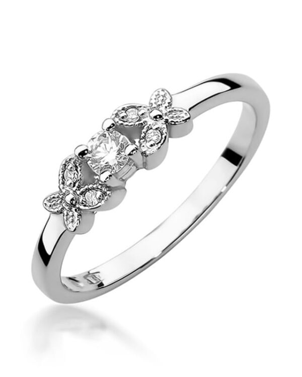 Pierścionek W414 Diament 0