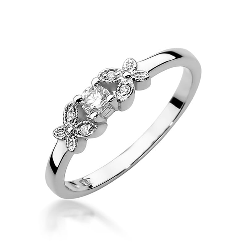Pierścionek W414 Diament 0