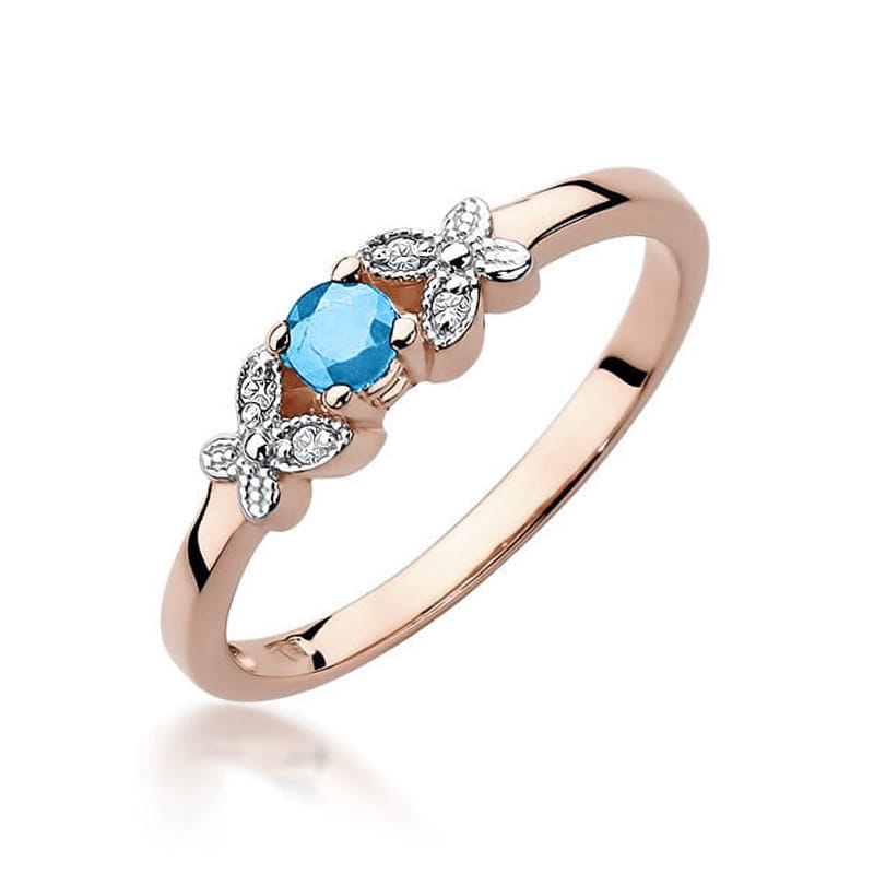 Pierścionek W414 Topaz 0