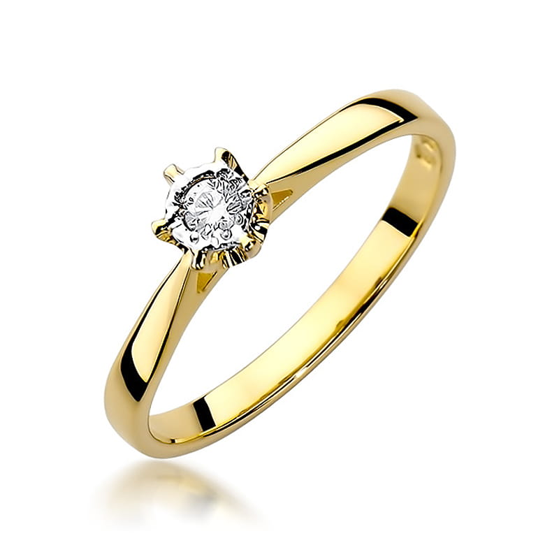 Pierścionek W426 Diament 0