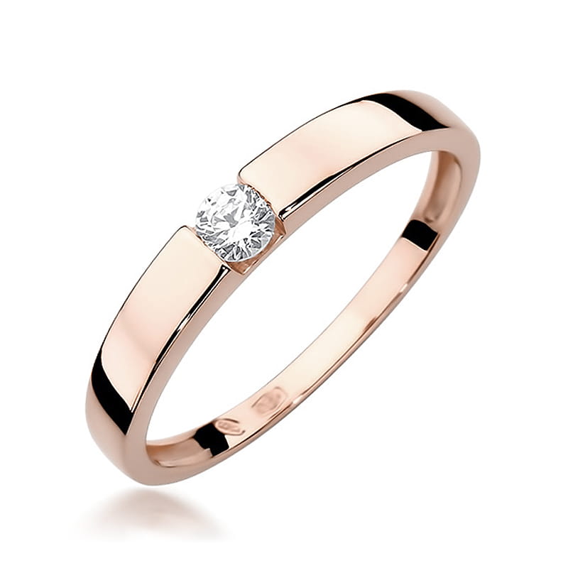 Pierścionek W432 Diament 0