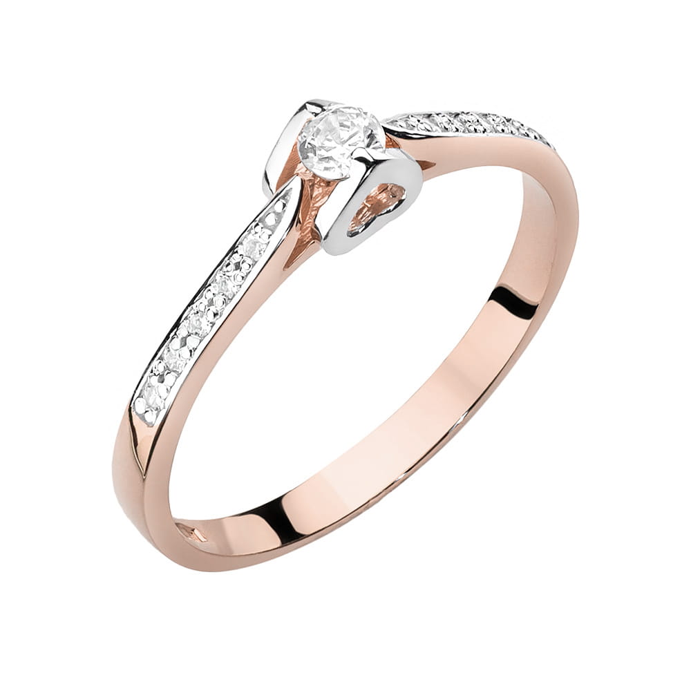 Pierścionek W435 Diament 0