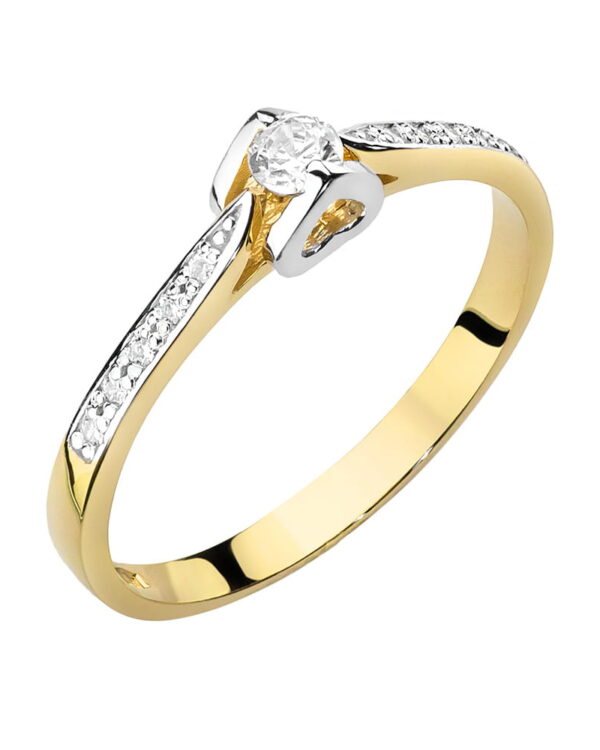 Pierścionek W435 Diament 0