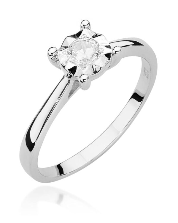 Pierścionek W447 Diament 0
