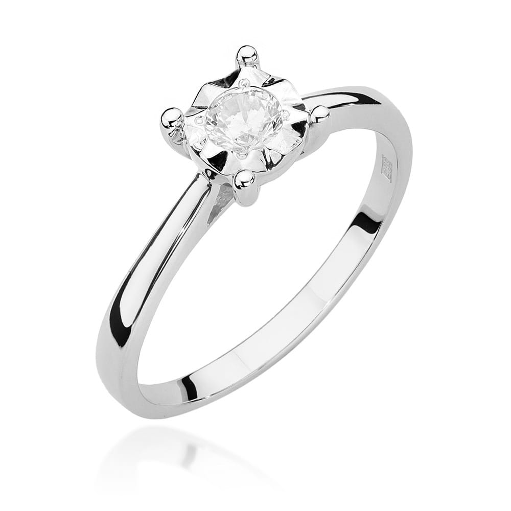 Pierścionek W447 Diament 0