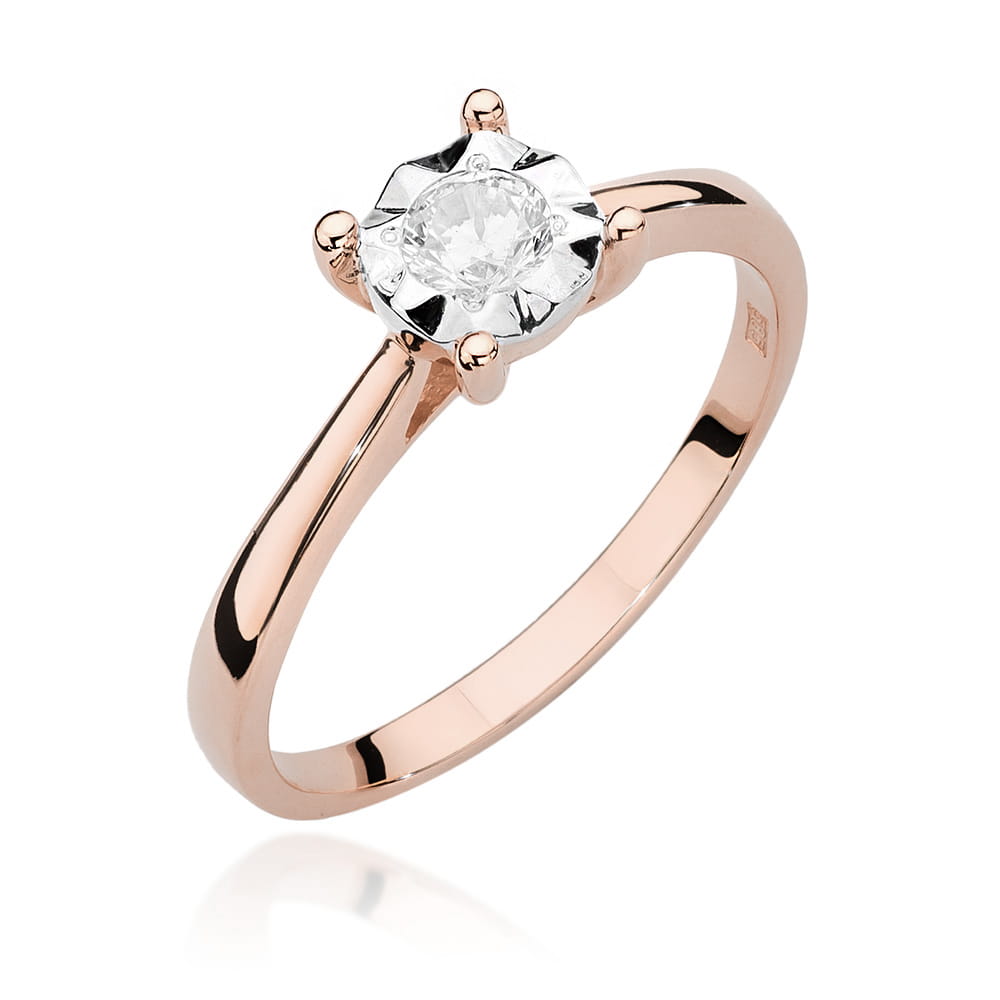 Pierścionek W447 Diament 0