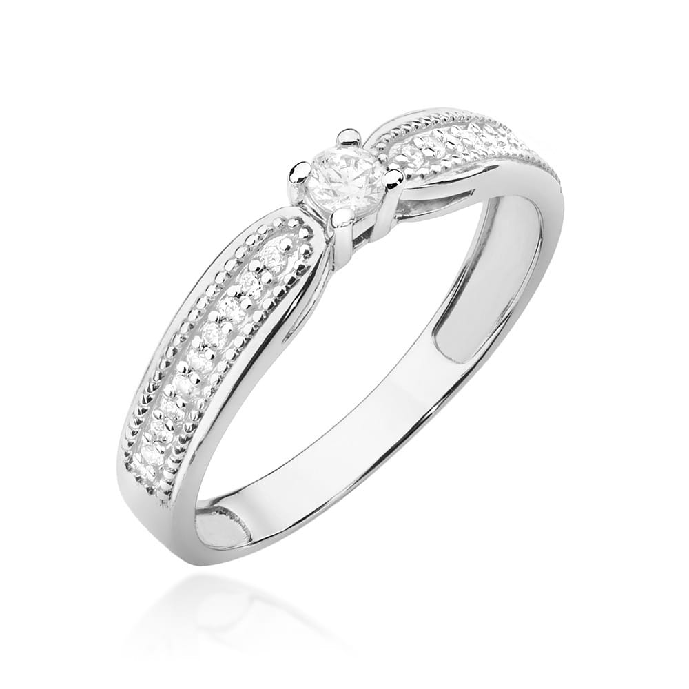 Pierścionek W449 Diament 0