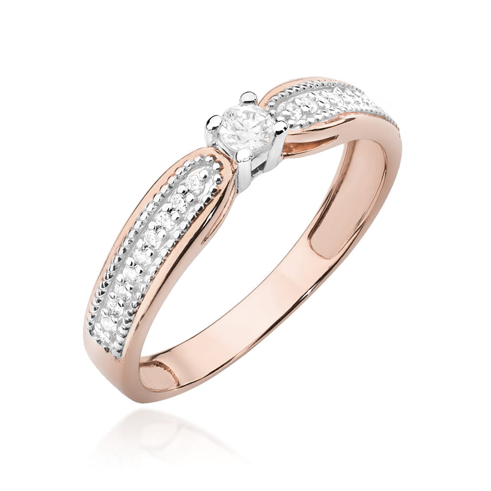 Pierścionek W449 Diament 0