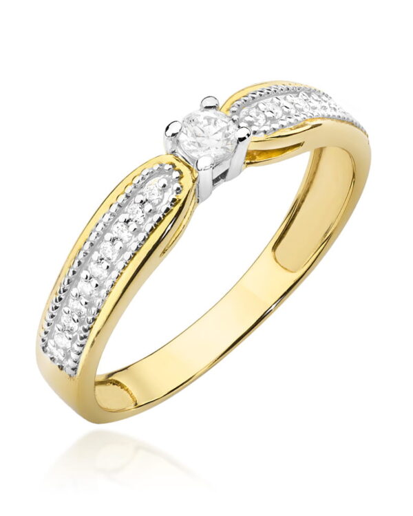 Pierścionek W449 Diament 0