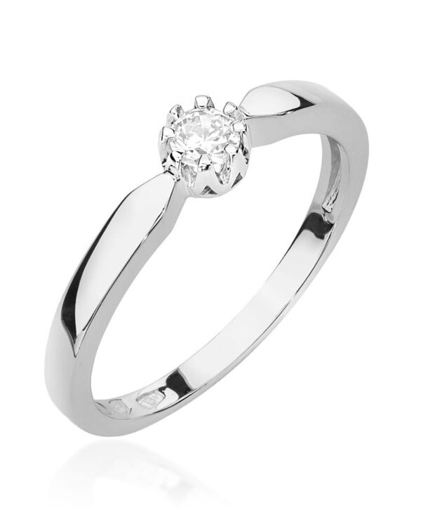 Pierścionek W450B Diament 0