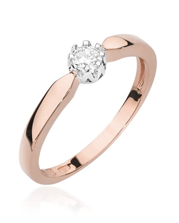 Pierścionek W450B Diament 0