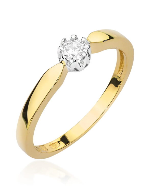 Pierścionek W450B Diament 0