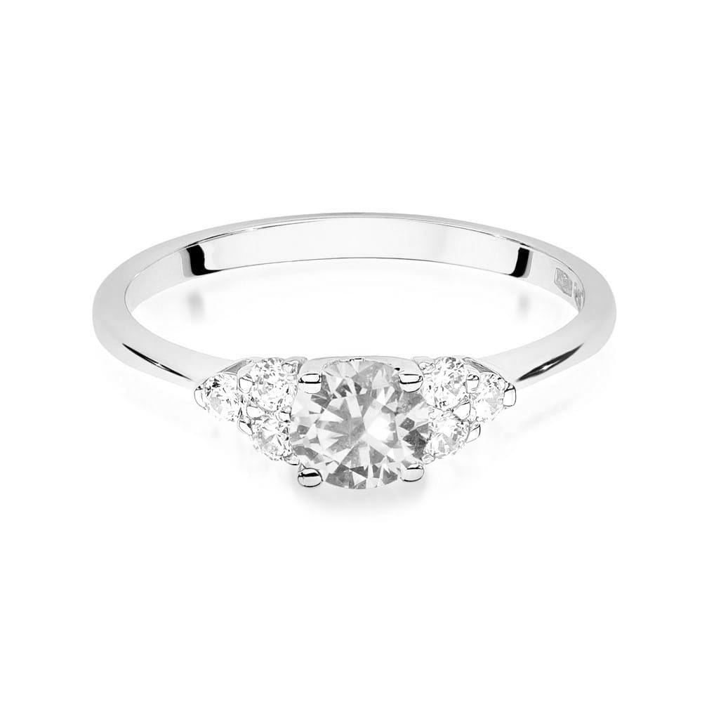Pierścionek Biały Szafir 0,60ct białe złoto 3 60ct białe złoto Jubiler Kraków BigDIAMOND