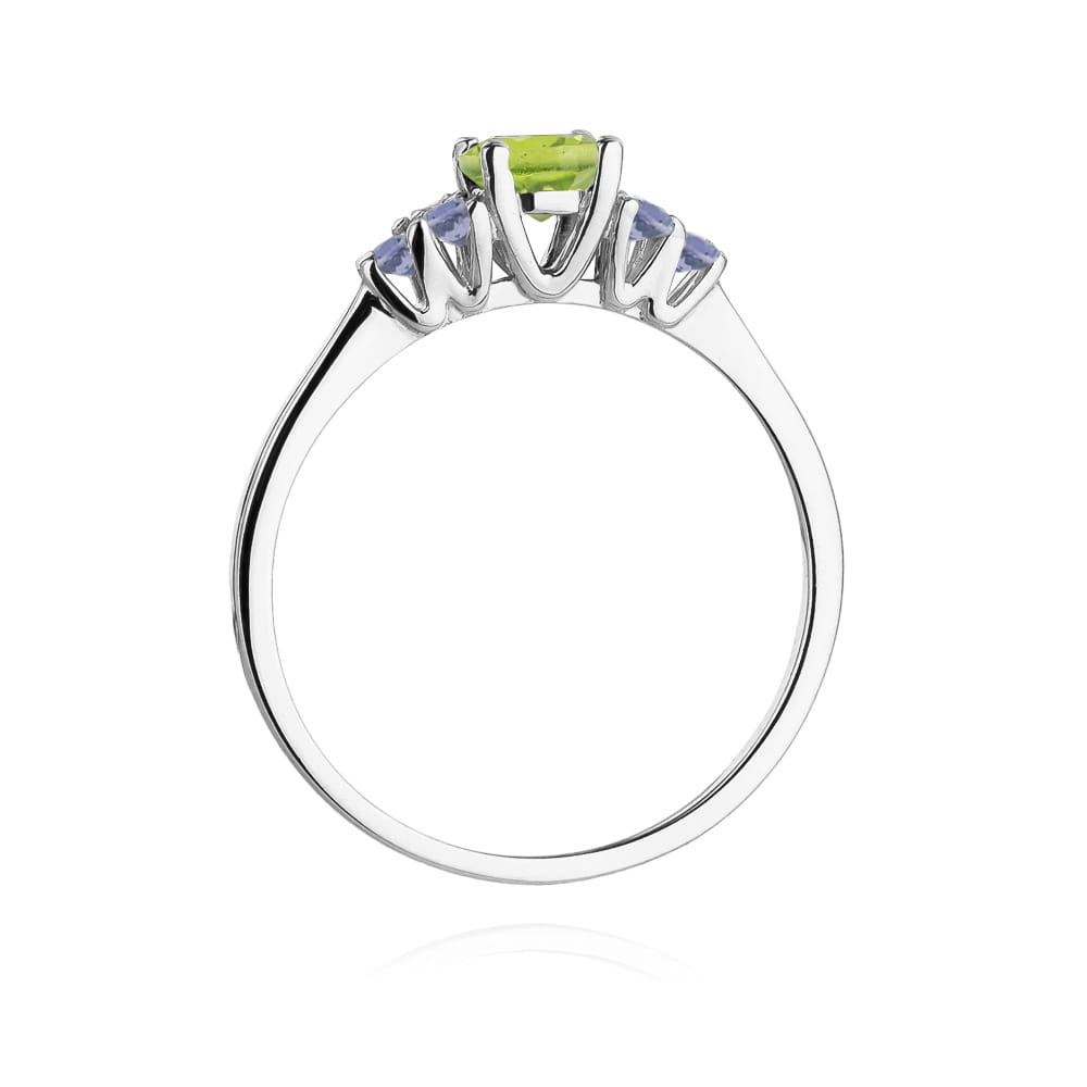 Pierścionek Oliwin 0,60ct białe złoto 4 Pierścionek Oliwin 0,60ct białe złoto - obrazek 3