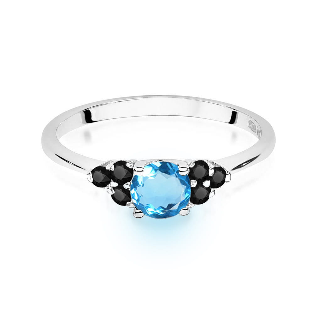Pierścionek Topaz 0,50ct białe złoto 3 50ct białe złoto Jubiler Kraków BigDIAMOND