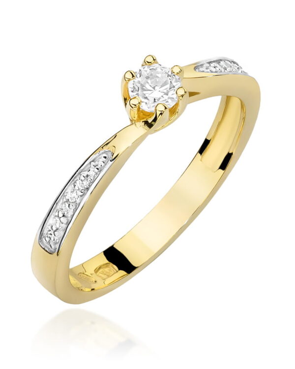 Pierścionek W453 Diament 0
