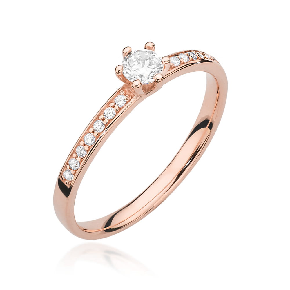 Pierścionek W459 Diament 0