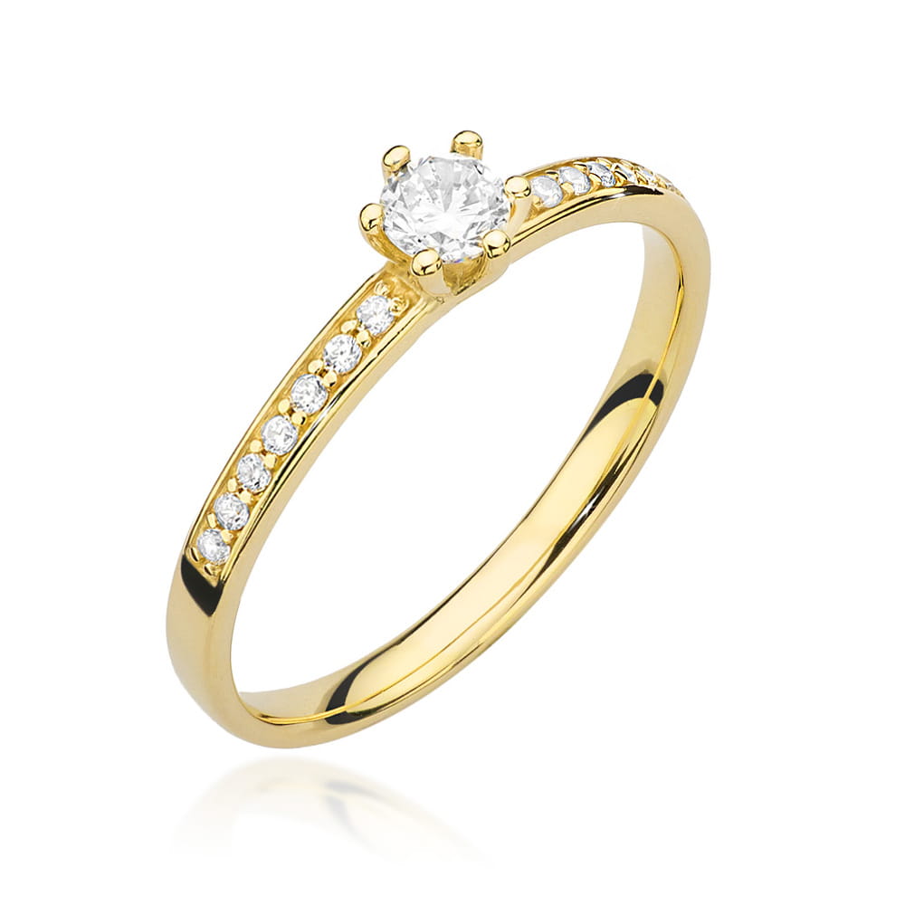 Pierścionek W459 Diament 0