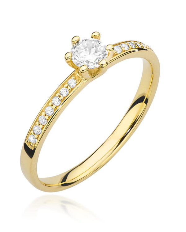 Pierścionek W459B Diament 0