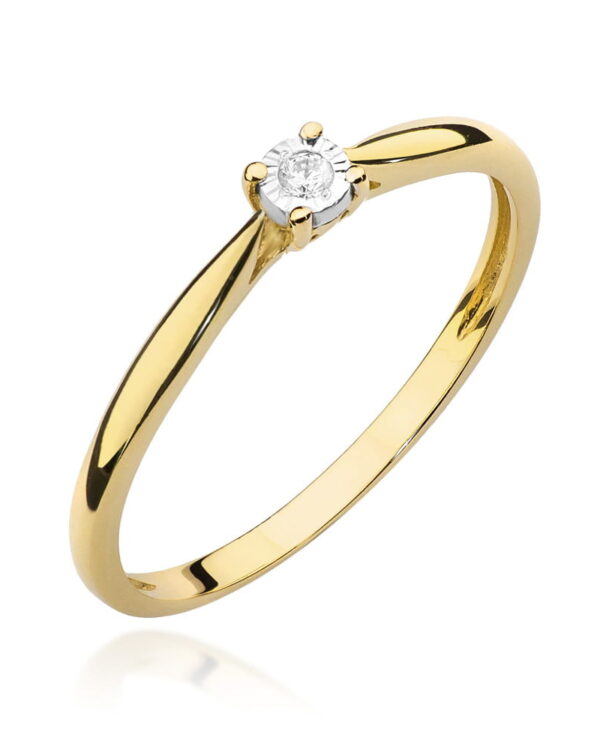 Pierścionek W461 Diament 0