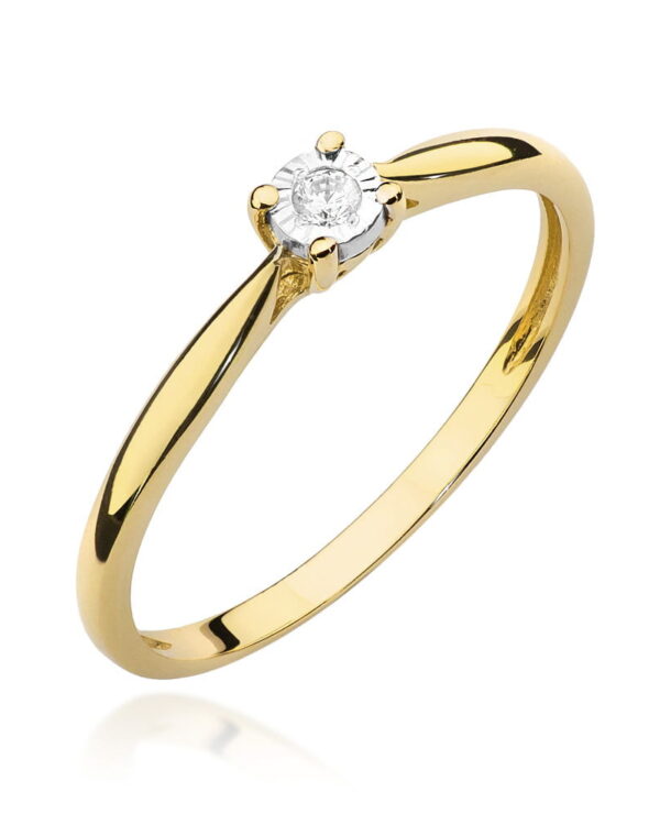 Pierścionek W461 Diament 0