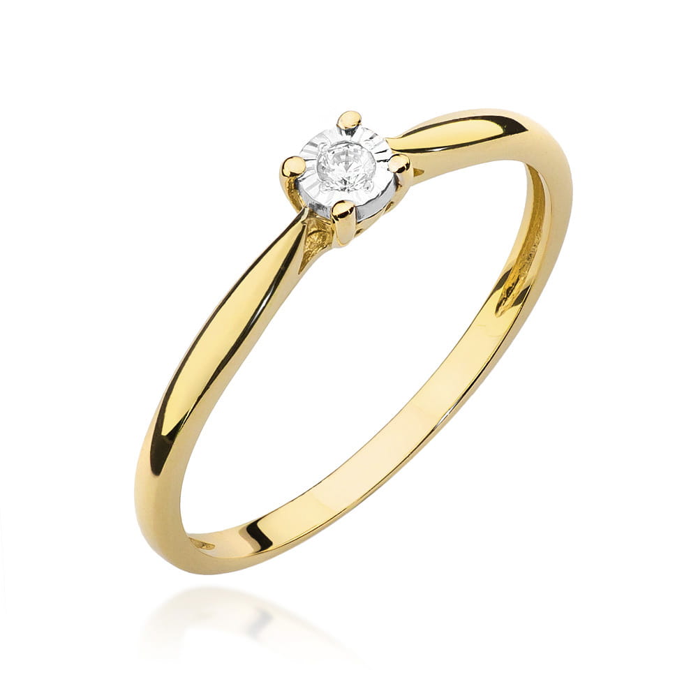Pierścionek W461 Diament 0