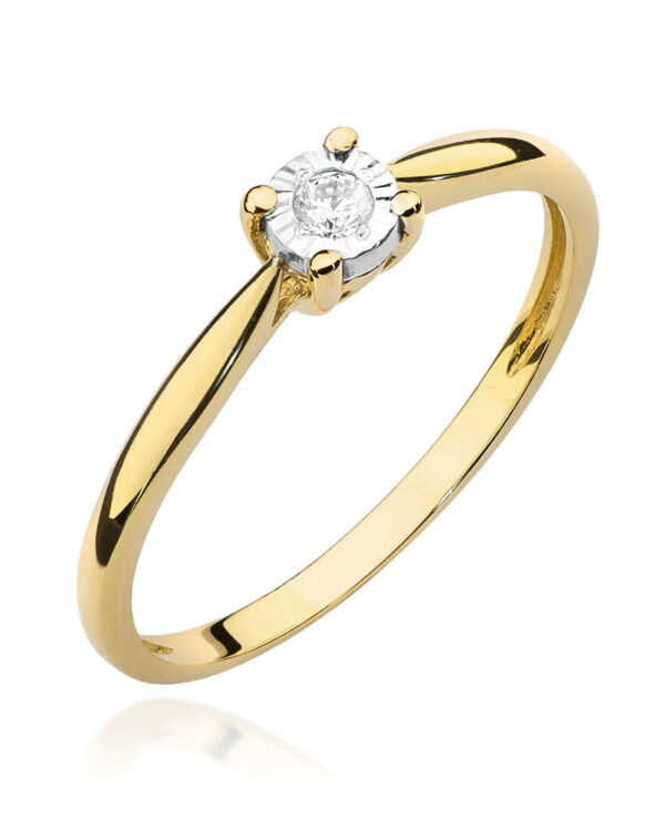 Pierścionek W461 Diament 0