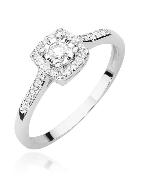 Pierścionek W462 Diament 0