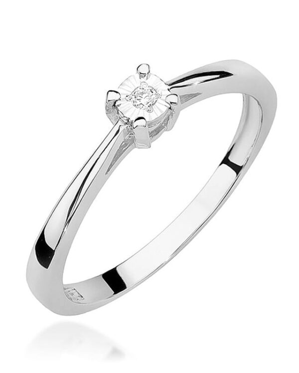 Pierścionek W463 Diament 0