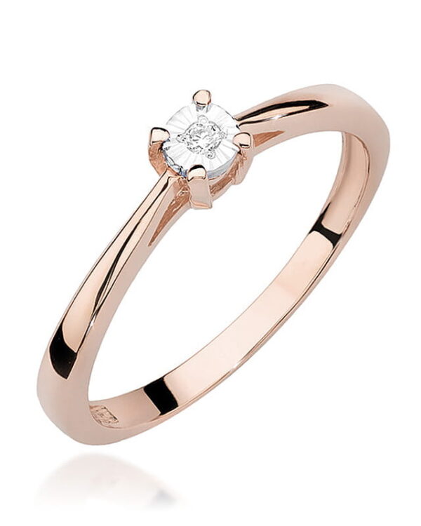 Pierścionek W463 Diament 0