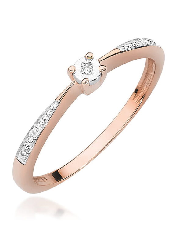 Pierścionek W465 Diament 0