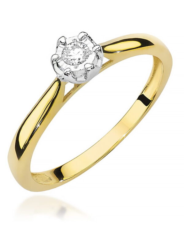 Pierścionek W468 Diament 0
