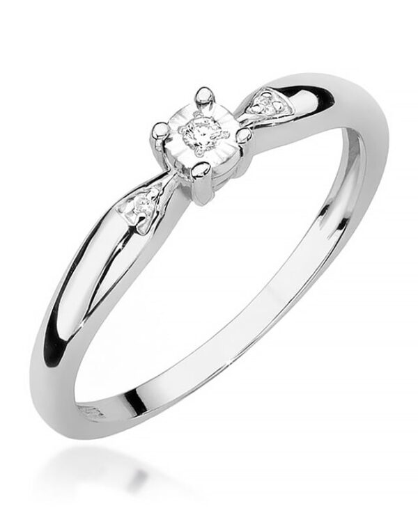 Pierścionek W469 Diament 0