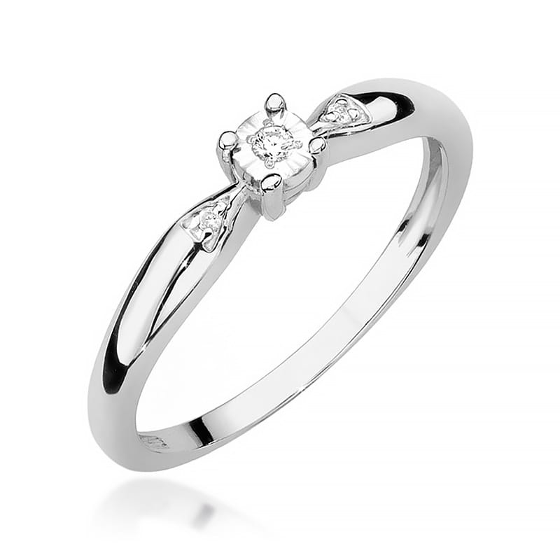 Pierścionek W469 Diament 0
