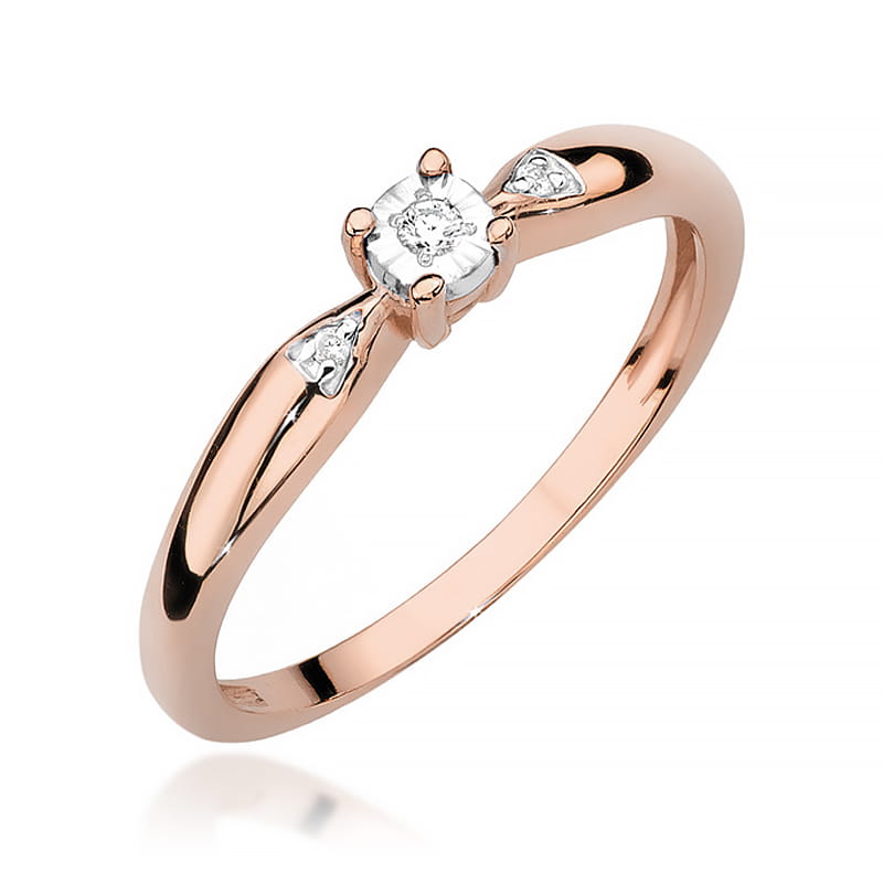 Pierścionek W469 Diament 0
