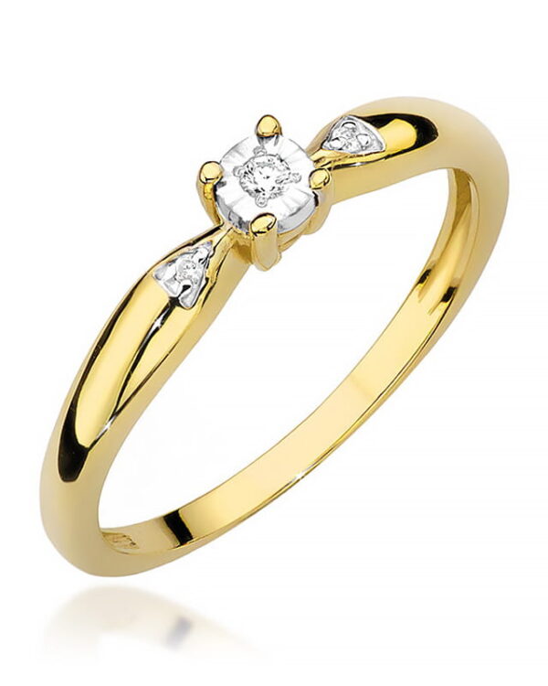 Pierścionek W469 Diament 0