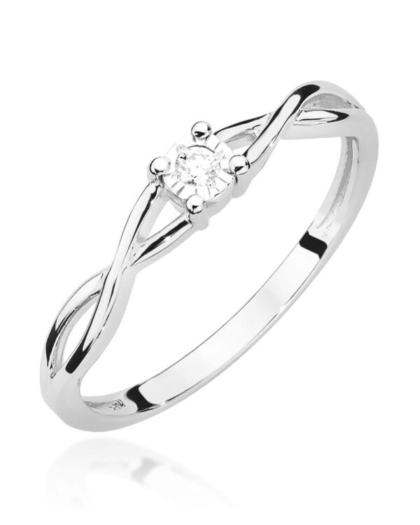 Pierścionek W470 Diament 0
