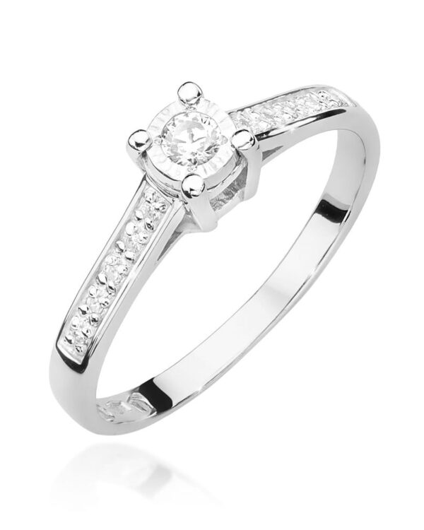 Pierścionek W474 Diament 0
