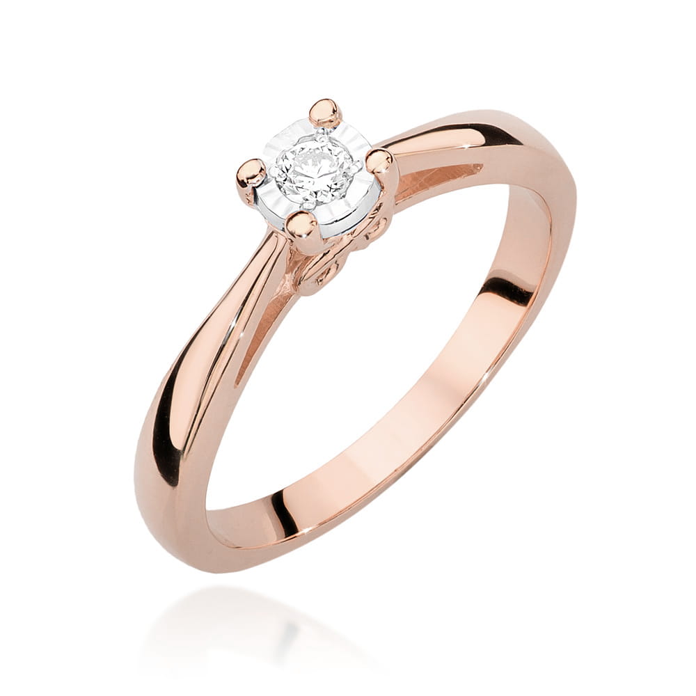 Pierścionek W475 Diament 0