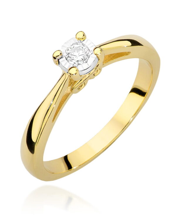 Pierścionek W475 Diament 0