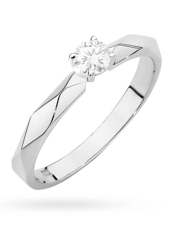 Pierścionek W484 Diament 0