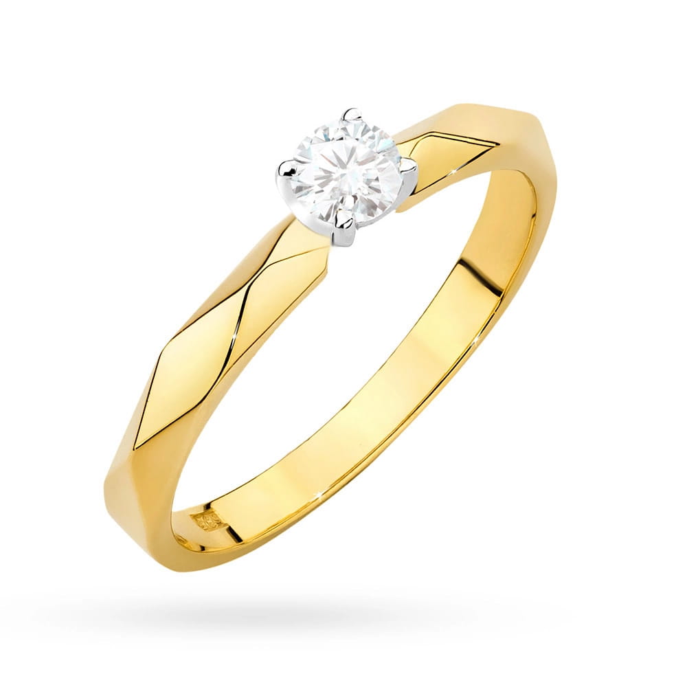 Pierścionek W484 Diament 0