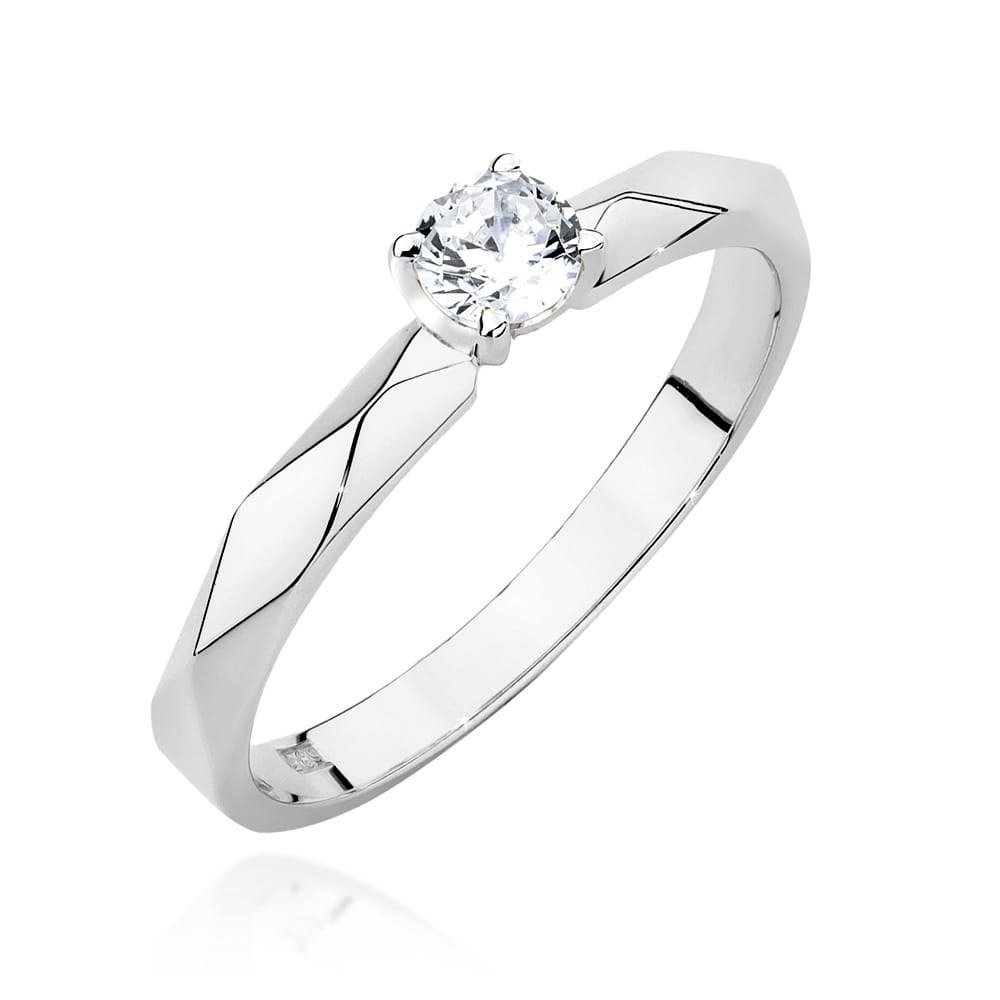 Pierścionek W484 Diament 0