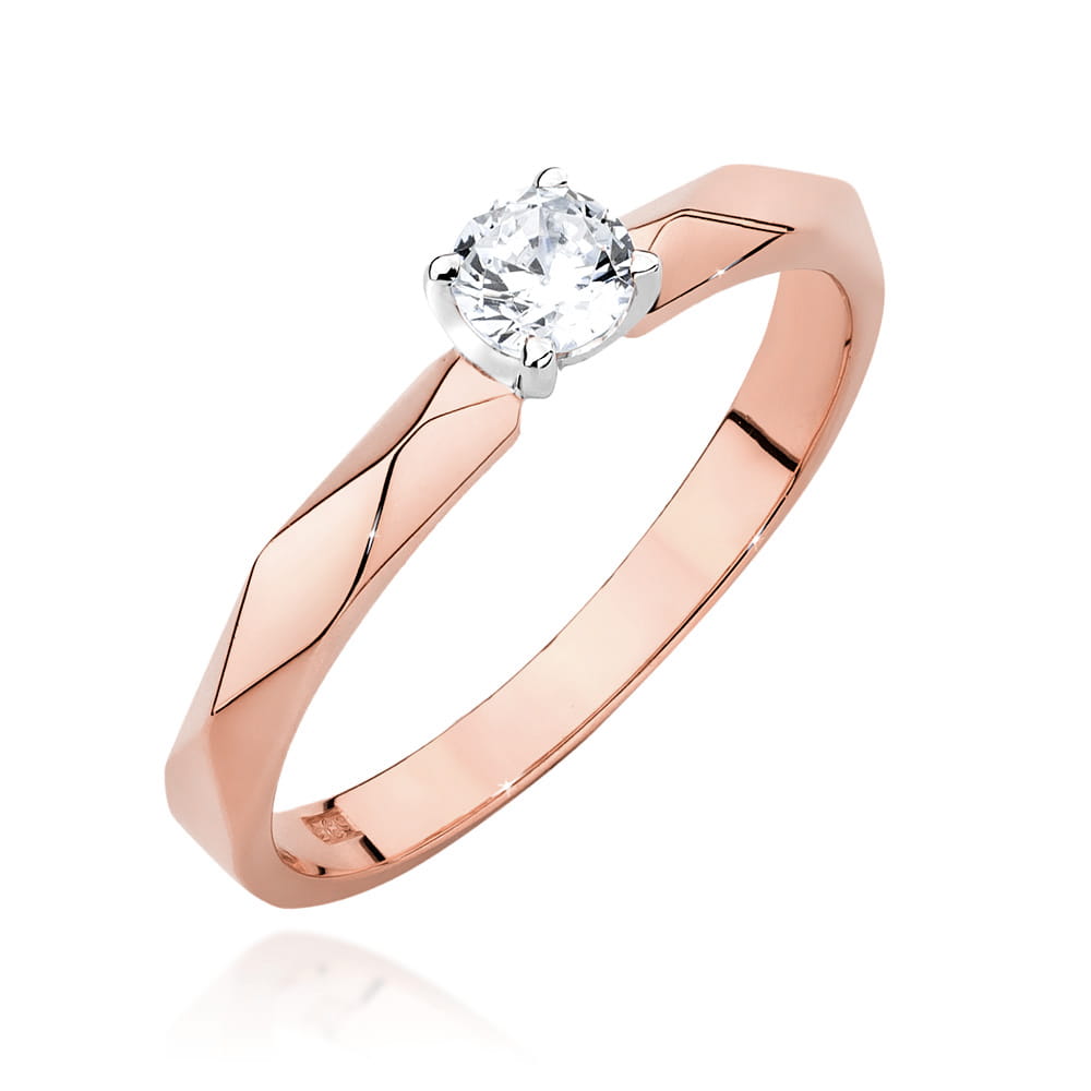 Pierścionek W484 Diament 0
